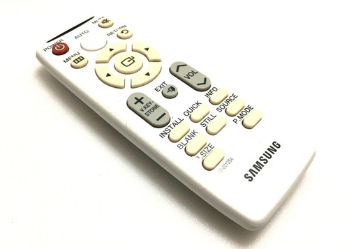 Controle Remoto Original Do Projetor Samsung Sp-l251 Branco