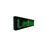 Painel Letreiro Led Digital 130x20 Externo Verde Wifi App 