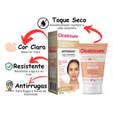 Protetor Solar Facial Cicatricure Fps50 Cor Clara Antissinai