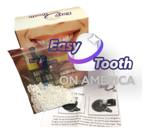 Kit Diente Provisorio Para Reemplazar Un Diente Easy Tooth