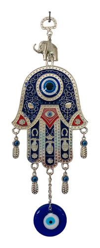  Amuleto Colgante Pared Protección Casa Mano Fatima Y Ojo 