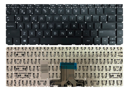 Teclado Hp 14-cd00 14-dk00530d 14-cm0038la 14-cm0026la Negro