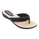 Tamanco Feminino Piccadilly Anabela Dedo Chinelo 500324 Pret