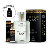 Kit Perfume Fast Car Black Masculino 100ml E 15ml