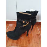 Botas Magali, Cuero Negro, Mujer