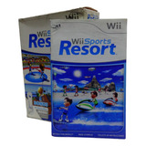 Só Caixa Nintendo Wii Sports Resort Orig Com Berço E Manual