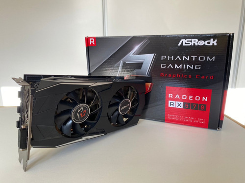 Placa De Video Amd Asrock Phantom Gaming D Radeon Rx 570 4g