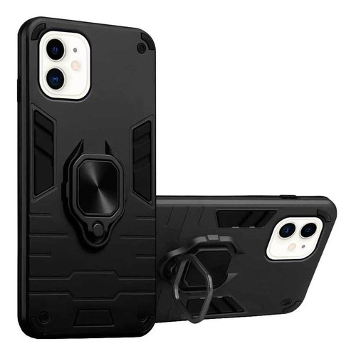 Funda Para iPhone Cover Uso Rudo Anillo Stand Case Protector