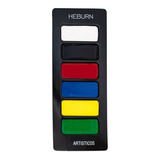 Heburn Paleta Maquillaje Artistico Profesional 6 Colores 950