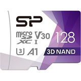 Silicon Power 128gb Micro Sd Card U3 Sdxc Up To 100mb/s High
