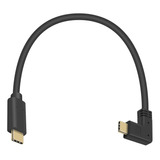 Cable Poyiccot 90 Grados Usb C A Usb C 1 Pie, Ángulo Derecho