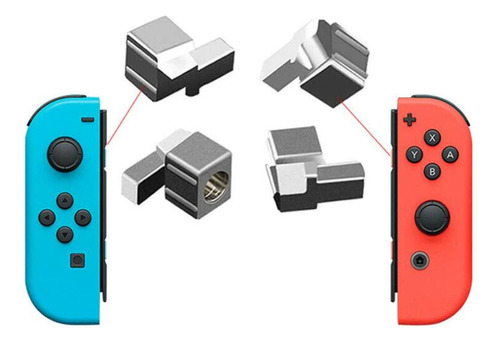 Seguros Metalicos Joycon Nintendo Switch Sujetadores Joy Con