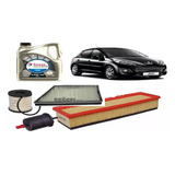 Kit 4 Filtros  Peugeot 207 1.4  2008 A 2017 + 4l Total 10w40