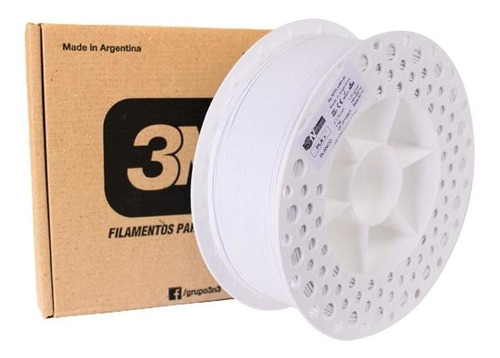 Filamentos Pla+ 3n3 1kg 1.75mm Blanco | Filamentos