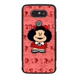 Funda Protector Para LG G5 G6 G7 Mafalda Caricatura Moda N