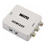 Convertidor Conversor Adaptador Hdmi A Audio Y Video X Rca