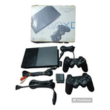 Ps2 Slim Modelo 90010 Funcionando En Caja De Colección 