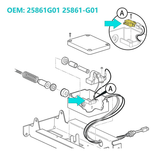 10l0l Caja De Pedal Acelerador De Carrito De Golf Micro Inte