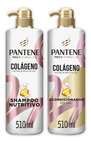  Shampoo & Acondicionador Pantene Colágeno 510ml C/u