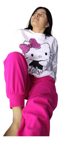 Pijama De Polar Hello Kitty 