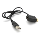 Conector  Macho A Hembra Y Cable Cargador Usb 2.0