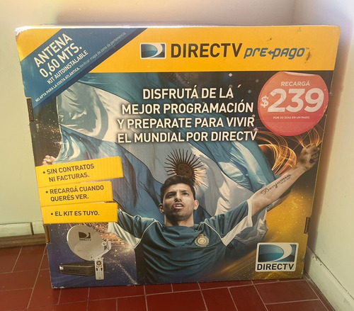 Antena Direct Tv 60cm Kit Pre Pago Auto Instalable 