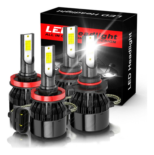 9005 H11 14000lm 120w Kit Led De Haz Alto/bajo Para Honda