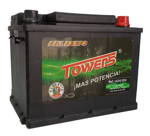 Batería Towers 850 Amperios Para Duster, Scenic, Sandero