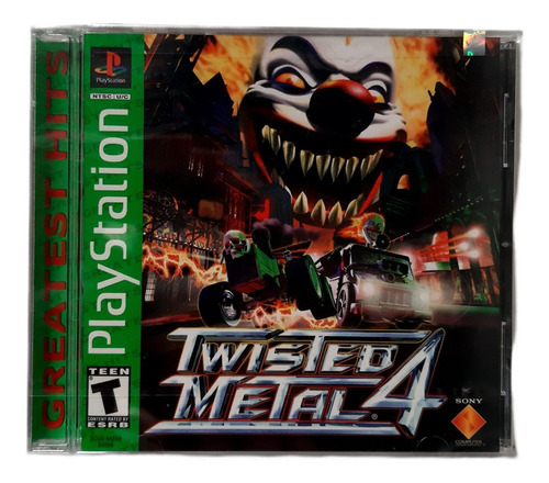 Twisted Metal 4 Greatest Hits Ps1 Físico Nuevo