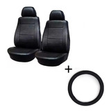 Fundas Para Asiento 2 Butacas + Cubrev Negro Para Saveiro 