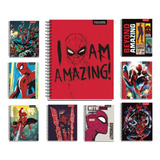 Cuaderno Universitario Proarte 100h 7mm Spiderman Pack X 10