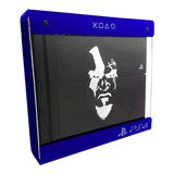 Suporte Parede Iluminado Shield Ps4 Fat God Of War (face)