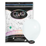 100 Globos Blancos Fashion # 12 Qiao Qwao Latex Infla 30 Cm