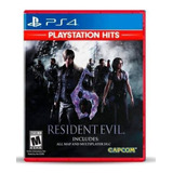 Jogo Resident Evil 6 Ps4 Ps Hits Americano Novo