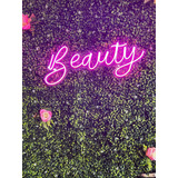 Letrero Led Neon Beauty Nails Uñas Spa  Salon Boutique 