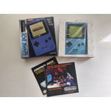Gbp Nintendo Gameboy Pocket Ice Blue Mgb-001 Original +juego