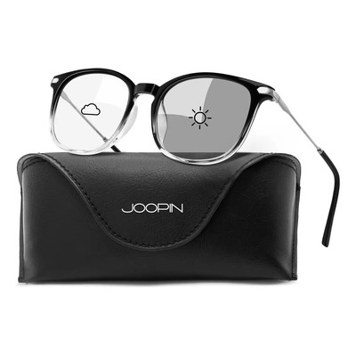 Lentes Fotocromáticos Hombre Dama Uv400 Pc Computadora TV Anti Luz Azul Gafas Moda Negro Transparente | Envío gratis