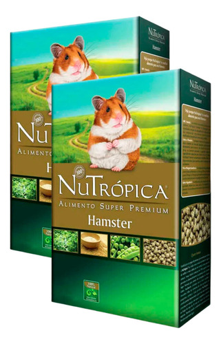 Kit 2 Un - Alimento Extrusado Para Hamster - Nutrópica  300g