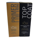 Kit Volia Primer Acido 10ml + Top Coat A Sua Escolha 9g 