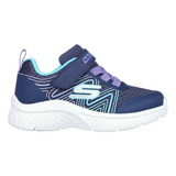 Zapatillas Urbanas Niña Skechers Microspec Plus Azul