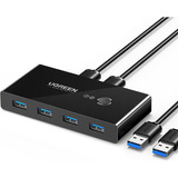 Hub Conmutador Kvm Switch Usb 3.0 Compartir 4 Dispositivos