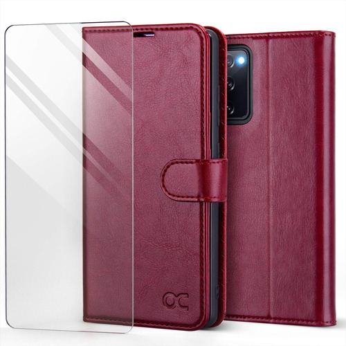 Ocase Funda P/ Samsung Galaxy S20 Fe 5g Borgoña Tarjetero