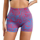 Calza Short Seamless Sin Costuras Estampado Importada Shein