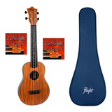 Flight Tuc-55aca Ukc Ukulele Concierto C/ Funda Y Cuerdas