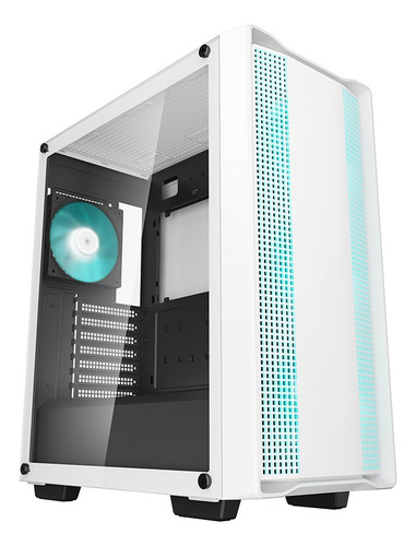 Gabinete Deepcool Cc560 V2 Blanco Led S/fuente Cristal