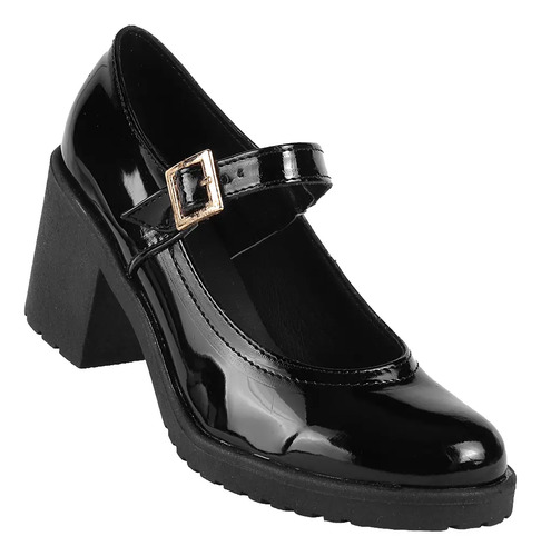 Zapatilla Mujer Tacon Negro Lykos 18204204 | Envío gratis