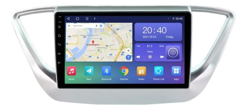 Auto Estéreo Carplay 2+32 Android Auto Touch Hyundai Accent