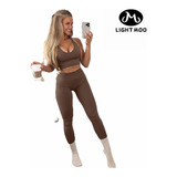 Chándal De Fitness Para Mujer, Top Sexy+leggings