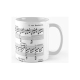 Taza Beethoven Moonlight Sonata Calidad Premium