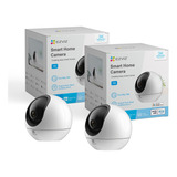 Kit 2 Cámaras Seguridad Ezviz Ip Wifi 3k Fullcolor Interior